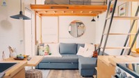 Kits de cabanes en bois de luxe modernes, maisons préfabriquées à deux étages, prix des maisons préfabriquées
