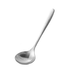 Stainless steel soup spoon, <b>large</b> soup ladle, buffet serving spoon, thickened and deepened <b>large</b>-headed round spoon, porridge - Product Image 5