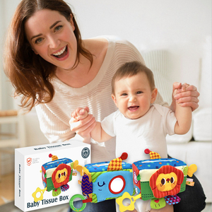 Boîte à mouchoirs magiques pour bébé, boîte à mouchoirs sensoriels pour bébé, boîte à mouchoirs sensoriels pour bébé, nouvelle tendance OEM et ODM - Product Image 3