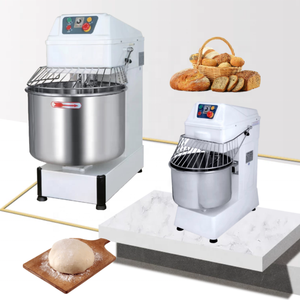 Mezclador de cocina <span class=keywords><strong>el</strong></span>éctrico de acero inoxidable, máquina para amasar masa, mezclador de masa comercial usado de doble velocidad - Product Image 2