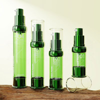 Flacon vide en PETG sans BPA de 10 ml, 15 ml, 20 ml, 30 ml, personnalisé de qualité supérieure, pour huiles essentielles, flacon sans air pour sérum, emballage pour soins de la peau