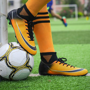 Botas de fútbol FG para hombre al por mayor, <span class=keywords><strong>botines</strong></span> de fútbol TF de corte alto para adultos y niños, calzado deportivo para entrenamiento en césped - Product Image 6