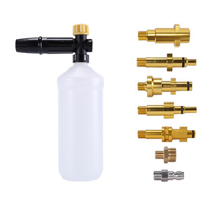 Pulverizador de espuma 0.6L 1L, contenedor de espuma portátil de plástico con boquilla para limpieza - Product Image 3