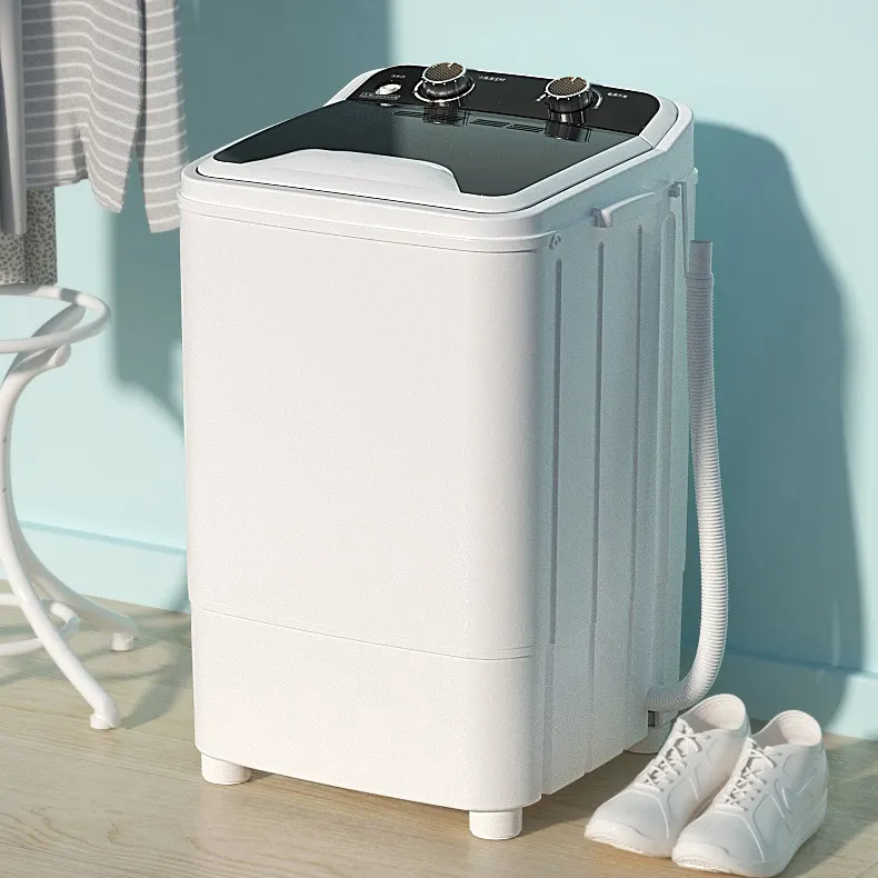 유행 휴대용 전기 아기 옷 양말 OEM 스마트 단일 욕조 작은 세탁기 자동 청소 세탁기