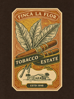 Étiquettes personnalisées pour bandeaux de cigares |   Bagues de cigares artistiques estampées à chaud et gaufrées sur papier texturé – Accessoires de cigares haut de gamme