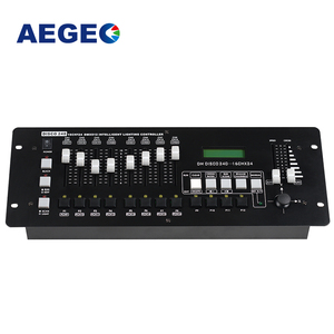 <span class=keywords><strong>Console</strong></span> <span class=keywords><strong>DMX</strong></span> professionnelle AEGEO Orange 240 <span class=keywords><strong>canaux</strong></span> 200A pour éclairage de scène LED DJ Disco - Product Image 2
