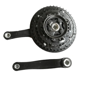 Pédalier de vélo 170 mm, accessoires pour vélo de route, pédalier en fer avec manivelle en fer recouverte de plastique - Product Image 3
