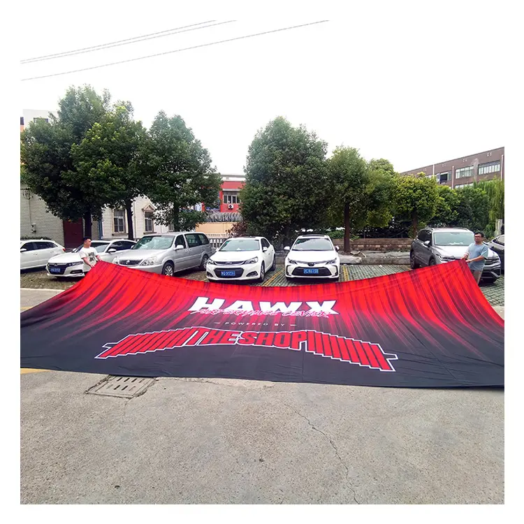 Benutzer definierter Druck Jede Größe Große personal isierte LOGO Giant Football Match Crowd Fans Surf Flag Banner