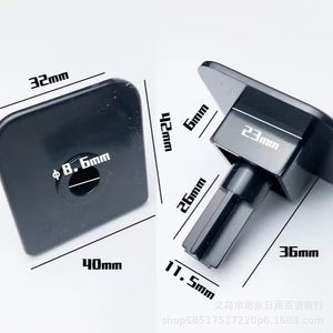 Tapa cuadrada de pegamento FK A de plástico y caucho duro para bisagra de puerta de refrigerador - Product Image 4