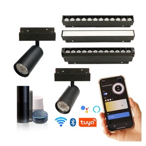 Neues Design 48V Runde Spotlight-Aufbauleuchte Einbau-Magnetschienen-Pendelleuchte Magnetsystem Kommerzielle LED-Schienenleuchte - Product Image 3