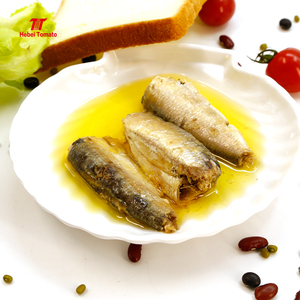 Hoogwaardige groothandel sardines in blik 125g 24 blikjes lichtgekookt in plantaardige olie met tomatensaus smaak ISO gecertificeerd - Product Image 2
