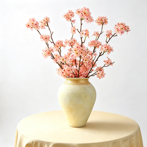 Fiori Artificiali di Alta Qualità con Steli Bianchi per Rosh Hashanah, Giorno del Ringraziamento, Dussehra, Vijayadashami, Natale, Yule, Noel, Chrimbo - Product Image 1