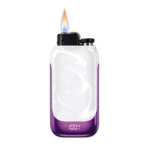 Briquet Électrique Jetable Mini 60mm Populaire, Moderne, <span class=keywords><strong>Lila</strong></span> Kiss, Sûr, Coupe-Vent, Étanche, Rechargeable, OEM/ODM Disponible - Product Image 3