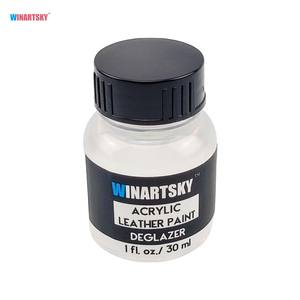 Groothandel 12 Kleuren Diy Niet-Giftige Water Oplosbare Acryl Lederen Verf Set Met 1 Deglazer - Product Image 4
