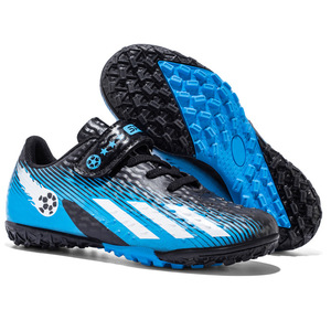 Zapatos de Fútbol para Niños con Cierre de Velcro, Parte Superior Sintética, Suela de Goma, Unisex, para Entrenamiento de Primavera y Partidos - Product Image 5