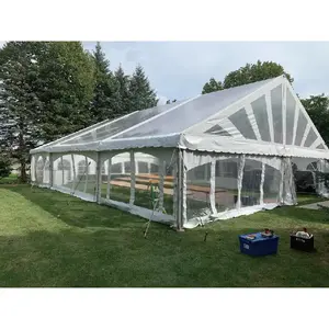 Günstige White Pvc Outdoor Aluminium legierung Rahmen Zelt schnell installieren wasserdichtes Zelt für Hochzeit Sport Meeting Party Camp Zelt