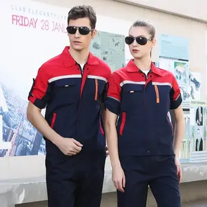 summer workwear shirts and pants delivery man wear unisex taxi driver uniform