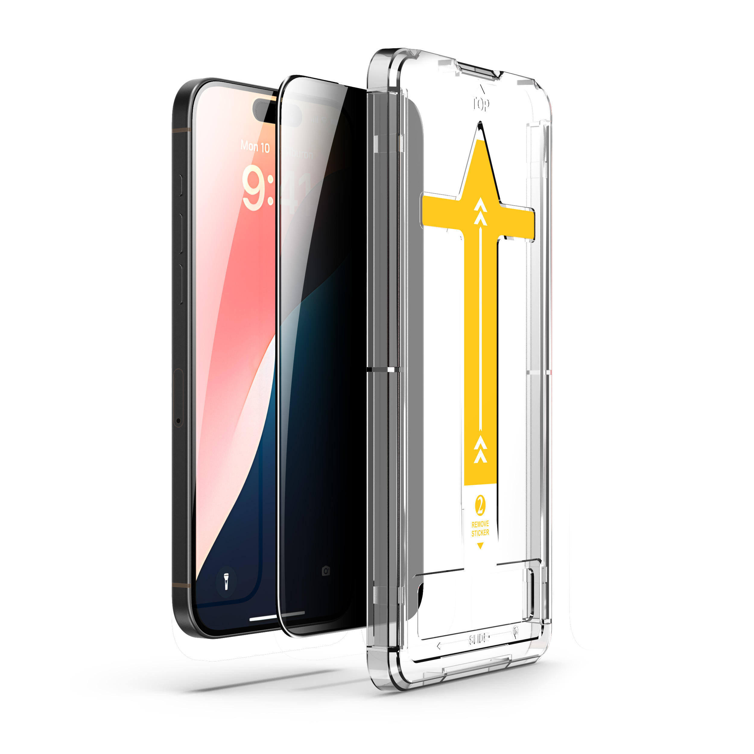 Verre d'intimité à bordure noire [sans emballage]