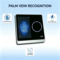 Terminal de paiement par reconnaissance veineuse palmaire, machine de contrôle d'accès tout-en-un avec écran tactile de 5 pouces, IP64