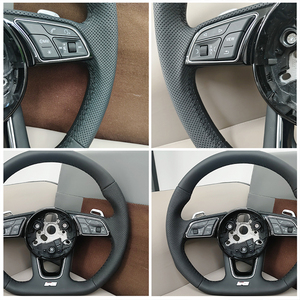 Volante de Auto sin Botones ni <span class=keywords><strong>Airbag</strong></span> para <span class=keywords><strong>Audi</strong></span> <span class=keywords><strong>A3</strong></span> A5 Q5 S5 B9 - Product Image 6