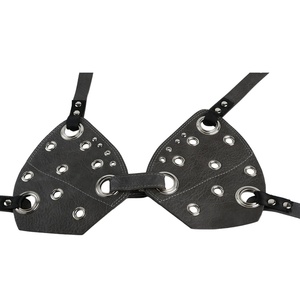 QKKQ Sujetador de Pecho BDSM, Lencería de Restricción, Ropa Interior Sexy, Cinturón de Bondage, Pinzas para Pezones, Sujetador de Cuero, Juguetes Sexuales para Parejas - Product Image 3