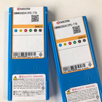 XWNMG080412PS-TTB CA4515 Kyoceras OEM Plaquitas de Carburo para Torno CNC, Hoja de 32mm, Espesor de 2.0mm, Diámetro del Orificio de 18mm, Recubrimiento CVD