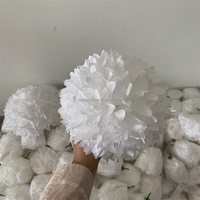 Chrysanthème Pompon Géant Personnalisé L-278, 20 cm, Grande Fleur Réaliste en Soie pour Mariage et Décoration Intérieure, Vente en Gros CE