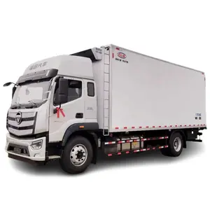 شاحنة فوتون 4X2 ترمو كينج بطول 6500 مم وحدة تبريد وصندوق تبريد للشاحنة مع لوح معزول لمبرد الشاحنة المجمدة