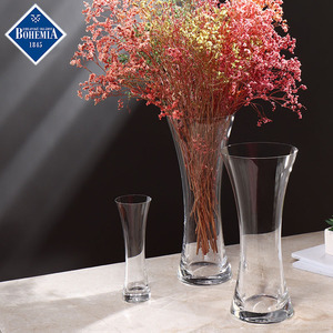 Bohemia Crystal Glass <b>Vase</b> Slim Waist Modern Design Home Decor Gift <b>Vase</b> - Product Image 5