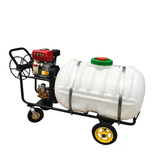 Pulverizador de jato de ar automotor para jardim 300l 500l Agricultura com três pneus