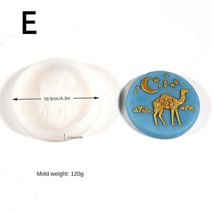 Molde de silicona cilíndrico con relieve de estrellas y luna, resistente a altas temperaturas, para pasteles, uso comercial, novedad transfronteriza 2026 - Product Image 5