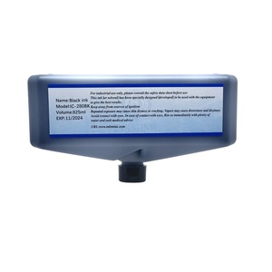 IC-280BK 825ml Anti-Migration Black <b>Ink</b> Suitable for Domino A100+ A200+ A300+ A500+ CIJ Inkjet Printer Cable Coding <b>Ink</b> - Product Image 1