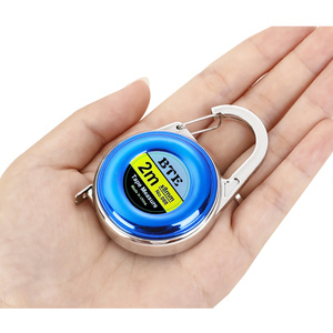 Mini nhà máy bán buôn nhỏ 2m Băng biện pháp với logo giá rẻ xách tay mini đo băng với Keychain - Product Image 6