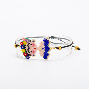 Las mujeres pulsera encanto pulsera <span class=keywords><strong>de</strong></span> la joyería cara linda amistad <span class=keywords><strong>pulseras</strong></span> <span class=keywords><strong>de</strong></span> <span class=keywords><strong>hilo</strong></span> <span class=keywords><strong>rojo</strong></span> cadena pulsera <span class=keywords><strong>de</strong></span> muñeca banda - Product Image 4