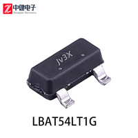 Diode Schottky de radiofréquence neuve et originale LBAT54LT1G dans un boîtier SOT-23-3 avec marquage sérigraphié JV3 Chine