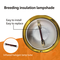 Abat-jour isolant pour lampe de type tube, pour l'élevage de volailles, d'agrolaiture, de porcelets et de poulets, avec garantie d'un an