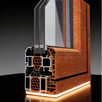 Fenêtres fixes modernes en alliage d'aluminium sur mesure, double vitrage, résistantes aux ouragans, stratifiées, insonorisées, thermiquement isolées, pour appartement extérieur