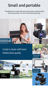 Microphones à condensateur 3,5 mm, microphone portable filaire, mini haut-parleur, micros shotgun, réunion, discours - Product Image 6