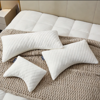 Oreiller ergonomique réglable en mousse à mémoire de forme déchiquetée pour le soutien du cou, avec housse lavable, emballage personnalisé, vente en gros OEM