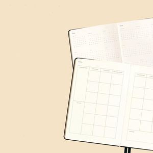 2024-2025 Loose-<b>leaf</b> Sewing Bound Weekly Notebook Diary A5/A6 Mini Style Leather Cover Deluxe Edition Customizable OEM/ODM Brand - Product Image 3