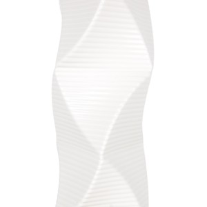 Vaso in ceramica ondulato e scultoreo, decorazione d'accento per la casa, con profilo ritorto, per soggiorno e esposizione domestica - Product Image 5