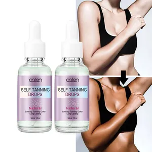 Autoabbronzante professionale per viso e corpo Tan Booster gocce autoabbronzanti senza sole Private Label