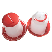 Nouveau distributeur automatique de nourriture pour volailles, très vendu, robuste, durable, épaissi, seau pour poulets, cailles, pigeons, oiseaux, couvercle en maille PP, 1 an