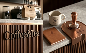 Diseño de Interiores de Cafetería Wabi Sabi |   Mobiliario de Madera de Nogal y Microcemento para Cafeterías Especializadas en Café - Product Image 4