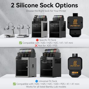 X2D/ P2S/ H2D/ H2S/ H2C/ A1/ A1 Mini/ A2L ชุดหัวฉีดแบบรวมความเร็วสูงสำหรับห้องปฏิบัติการ พร้อมชุดหัวฉีดเหล็กชุบแข็ง UK67246 มีคุณสมบัติ Rep - Product Image 6