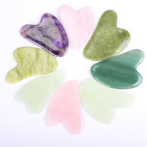 Màu Xanh Lá Cây Ngọc Gua SHA Đá Tự Nhiên Mịn Lạnh Thư Giãn Cơ Bắp Guasha Tất Cả Cho Ban Massage Scraper Công Cụ Cơ Thể Guasha Thiết Lập - Product Image 5