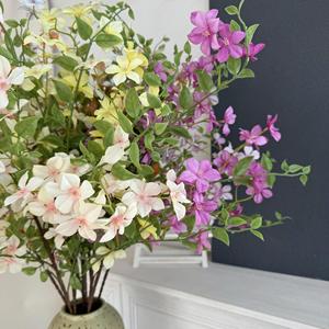 Flores Artificiales Jinxi Murraya Paniculata, Acabado Pintado Impreso en 3D, Ramo Decorativo para Bodas y Hogar - Product Image 2