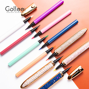 Gollee — stylo de colle à cils 2 en 1, scintillant, rose, pour <span class=keywords><strong>eye</strong></span>-<span class=keywords><strong>liner</strong></span>, sans latex, étiquette privée, pour maquillage des yeux - Product Image 4