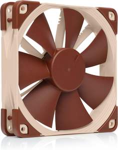 Ventilateur de refroidissement CPU <span class=keywords><strong>Noctua</strong></span> NF-F12 PWM à contrôle de température intelligent, 4 broches, 12 cm, silencieux et de qualité supérieure, compatible avec les ordinateurs de bureau - Product Image 1