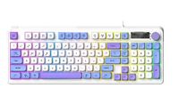 Clavier de jeu sans fil BOSSTON 2,4 GHz double mode, rétroéclairage RVB, USB-C, étanche, taille standard, pour ordinateur portable/bureau, prix d'usine